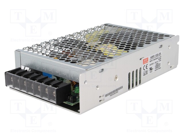 Power supply: switched-mode; modular; 156W; 24VDC; 159x97x38mm