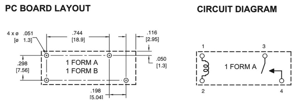 Relay: electromagnetic; SPST-NO; Ucoil: 12VDC; 10A/250VAC; 10A