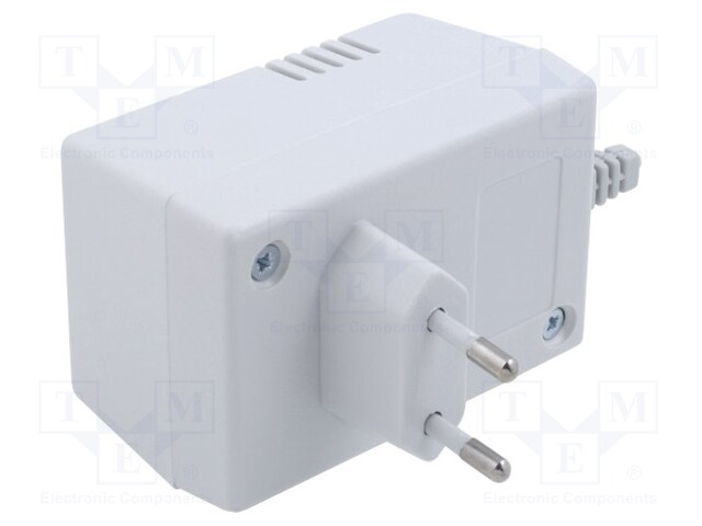 Enclosure: for power supplies; vented; X: 54mm; Y: 81mm; Z: 46mm