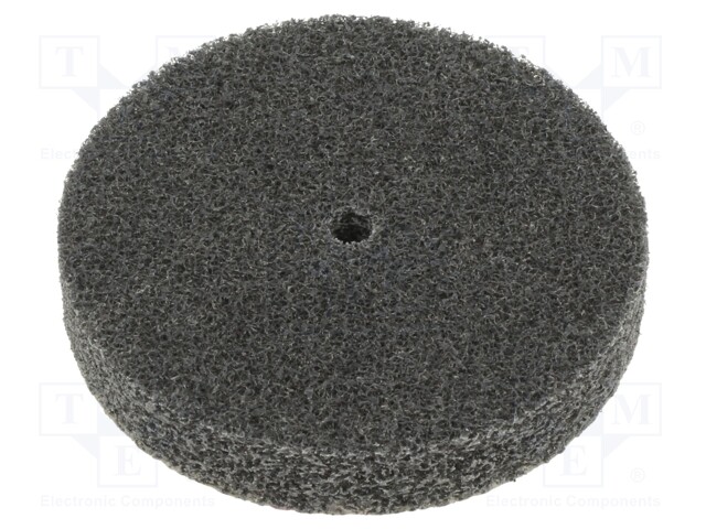 Wheel; fleece; Dim: Ø76x12mm; Mount.hole diam: 6mm