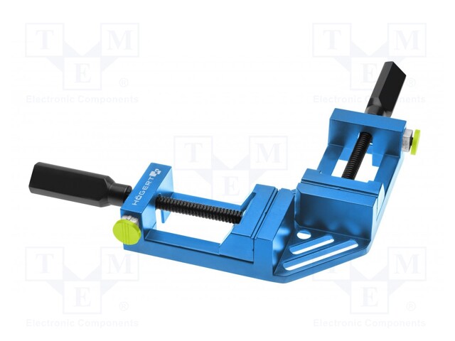 Machine vice; Jaws width: 75mm; angular; Jaws opening max: 65mm