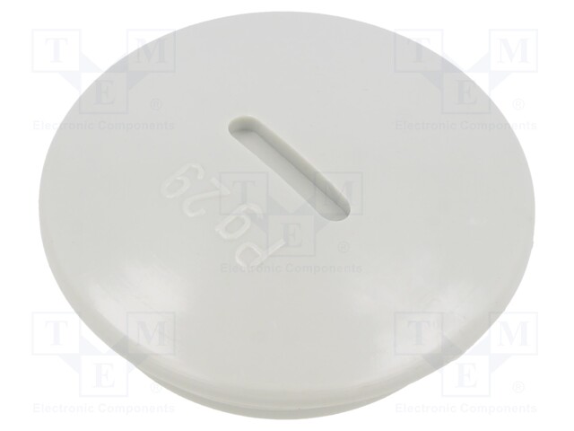 Stopper; PG29; Mat: polystyrene; light grey