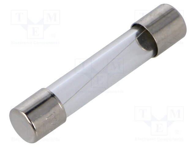 Fuse: fuse; quick blow; 1.75A; 250VAC; cylindrical,glass; 6.3x32mm