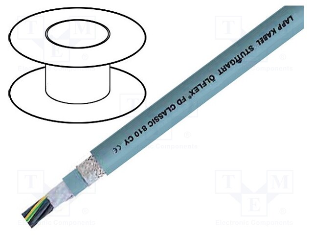 Wire: control cable; ÖLFLEX® FD CLASSIC 810 CY; 7G1mm2; PVC; grey