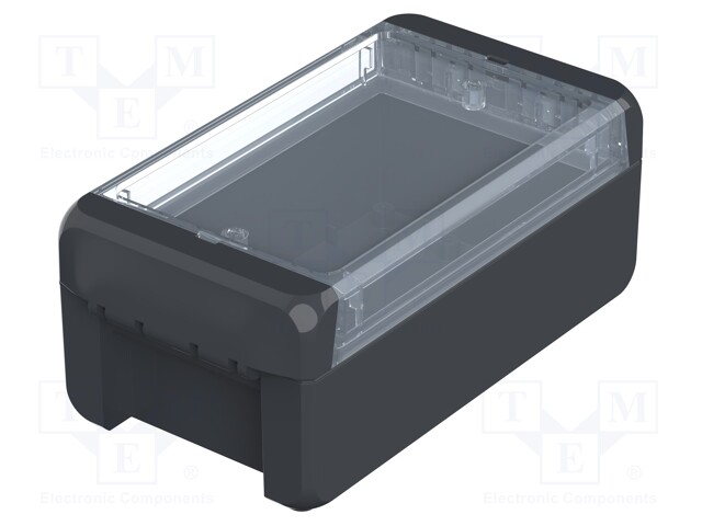 Enclosure: multipurpose; X: 80mm; Y: 151mm; Z: 60mm; BOCUBE; graphite