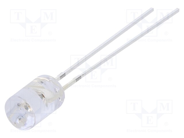 LED; 5mm; red; 500÷750mcd; 100°; 15mA; 12÷15V; Front: flat; 225mW