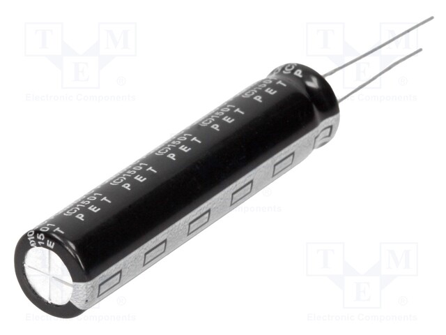 Capacitor: electrolytic; THT; 120uF; 200VDC; Ø10x55mm; ±20%; 10000h