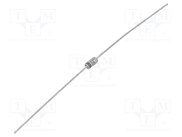 Diode: Zener; 0.5W; 25V; DO35; single diode; 100nA