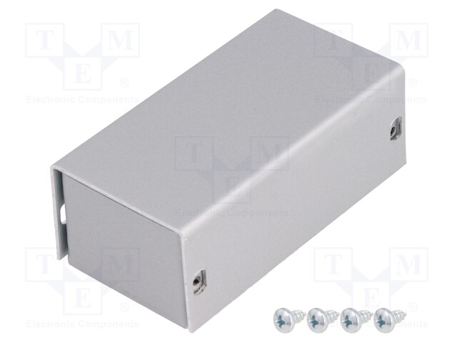 Enclosure: multipurpose; X: 38mm; Y: 72mm; Z: 28mm; AL BOX; aluminium