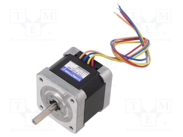 Motor: DC; 2-phase,bipolar,stepper; 24VDC; step 0,9°; 0.34Nm; 1A