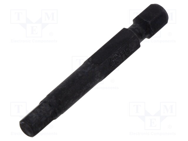 Screwdriver bit; hex key; HEX 5mm; Overall len: 50mm