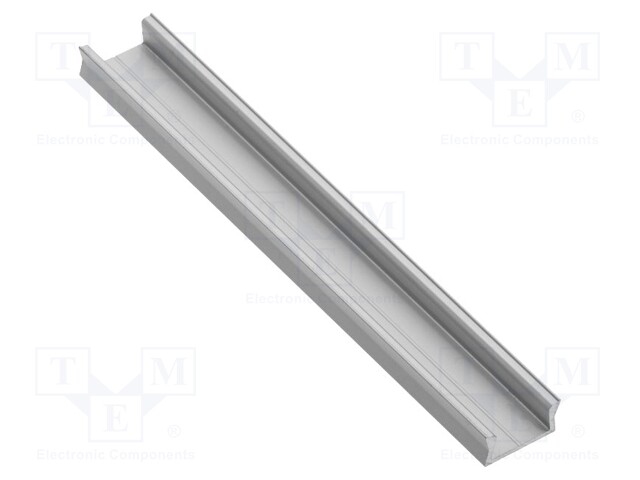 Profiles for LED modules; silver; 1m; GALAX MINI; aluminium