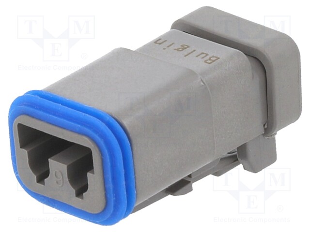 Connector: wire-wire; PX0; plug; female; PIN: 2; IP68; Locking: latch