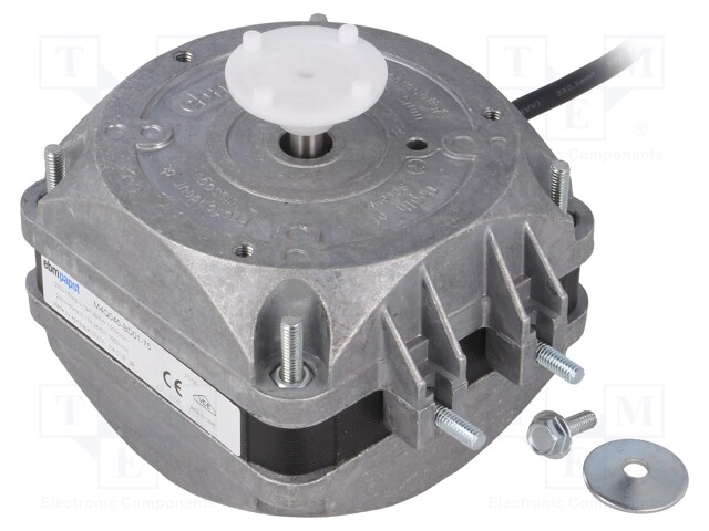 Motor: AC; 1-phase; 1300rpm; P: 5W; 230VAC; 190mA; -30÷40°C; IP20