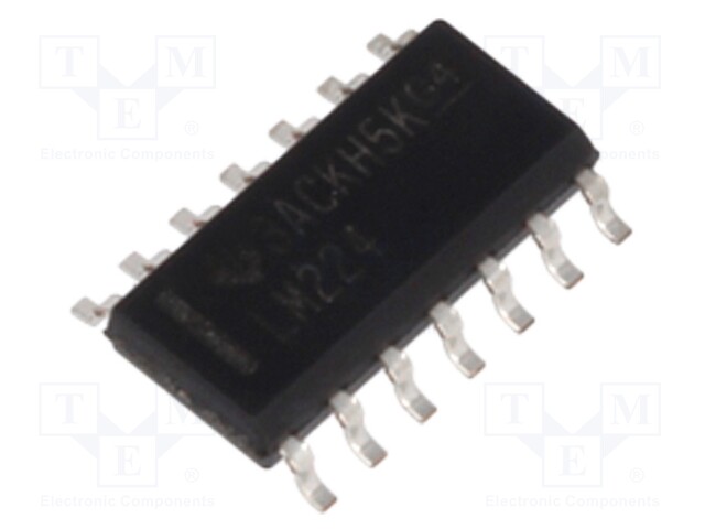 Operational amplifier; 1.2MHz; 16÷32V; Channels: 4; SO14