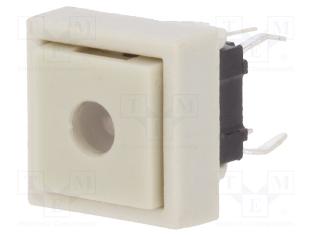 Switch: keypad; Pos: 2; SPST-NO; 0.05A/12VDC; white; Illumin: LED