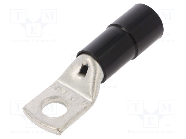 Tip: ring tube; M12; Ø: 12.5mm; 95mm2; crimped; for cable; insulated