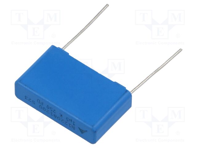 Capacitor: polyester; 1.5uF; 160VAC; 250VDC; 22.5mm; ±10%; THT