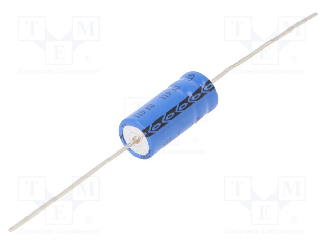 Capacitor: electrolytic; 100uF; 16VDC; Ø8x18mm; ±20%; -40÷125°C