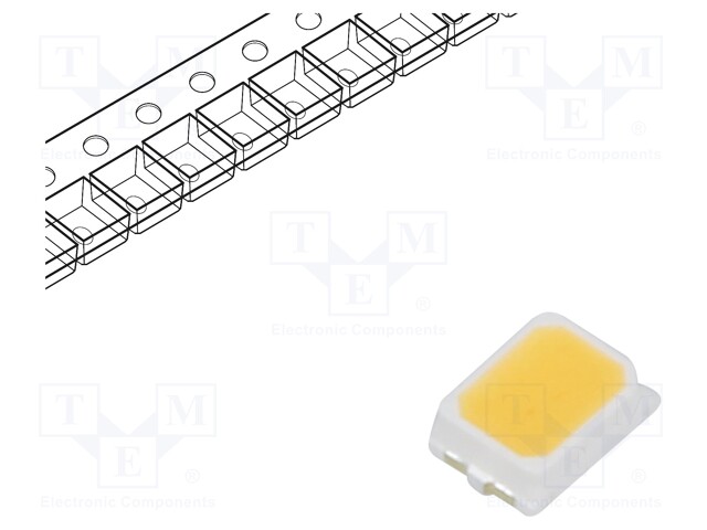 LED; SMD; PLCC2,2216; white neutral; 4÷8lm; 3900-4250K; 95; 120°