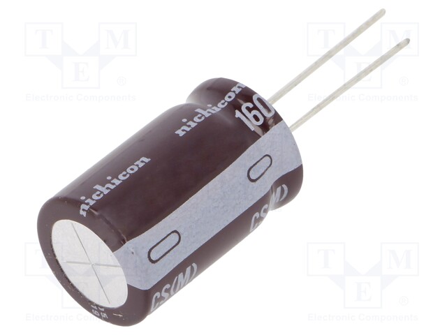 Capacitor: electrolytic; THT; 33uF; 400VDC; Ø16x20mm; Pitch: 7.5mm