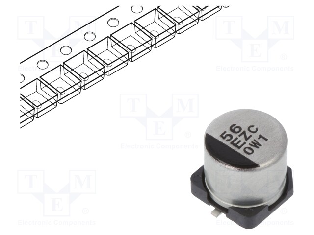 Capacitor: hybrid; 56uF; 25VDC; ESR: 50mΩ; ZC; SMD; ±20%; -55÷125°C