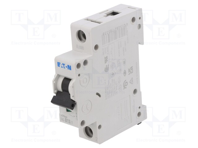 Circuit breaker; 230/400VAC; Inom: 13A; Poles: 1; DIN; Charact: B