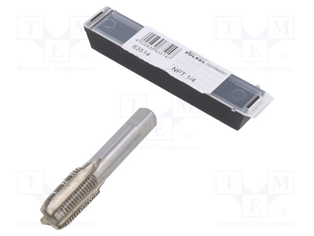 Tap; HSS-G; NPT 1/4"; 70mm; for blind holes,to the through holes