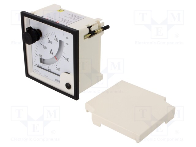 Meter: panel; analogue; 0/400÷480A,0/400÷800A; Iin: 5/6/10A; IP52