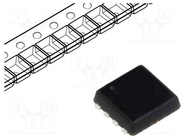 Transistor: N-MOSFET; unipolar; 30V; 28A; 10W; DFN3x3 EP