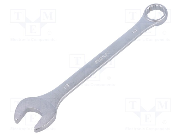 Key; combination spanner; 18mm; Chrom-vanadium steel; L: 220mm