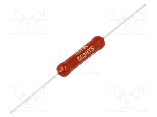 Resistor: thick film; THT; 200MΩ; 1W; ±5%; Ø4.5x23mm; 150ppm/°C