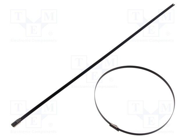 Cable tie; L: 362mm; W: 4.6mm; acid resistant steel; 540N