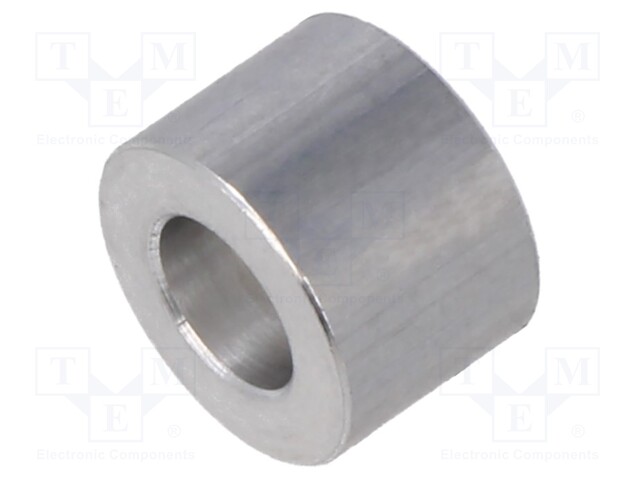 Spacer sleeve; 5.3mm; cylindrical; aluminium; Out.diam: 7mm