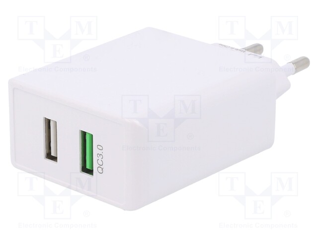 Power supply: switched-mode; voltage source; 5÷12VDC; 5A; 28W