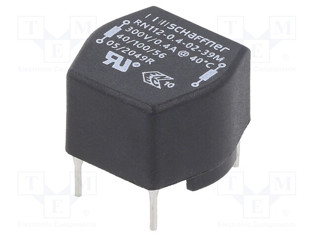 Inductor: wire with current compensation; THT; 39mH; 400mA