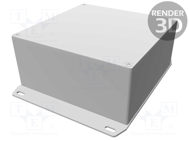 Enclosure: multipurpose; X: 125mm; Y: 125mm; Z: 57mm; 1590; aluminium