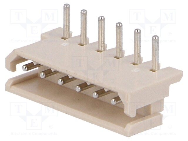 Socket; wire-board; male; SPOX; 2.5mm; PIN: 6; THT; 3A; tinned; 250V