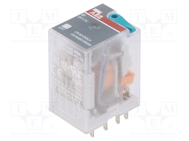 Relay: electromagnetic; 4PDT; Ucoil: 125VDC; 6A; max.250VAC