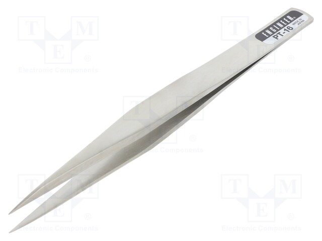 Tweezers; Tweezers len: 125mm; universal; Blades: straight