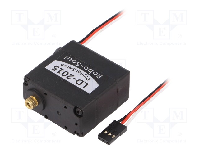 Motor: servo; 6÷7.4VDC; standard; digital; 60g; 40x20x40.5mm; metal