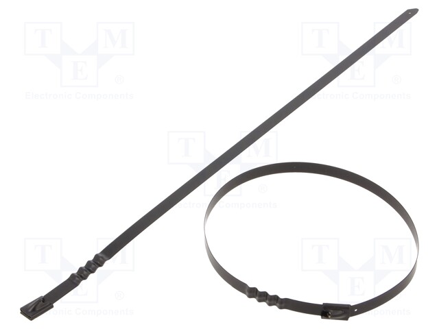 Cable tie; L: 360mm; W: 7.9mm; acid resistant steel AISI 316