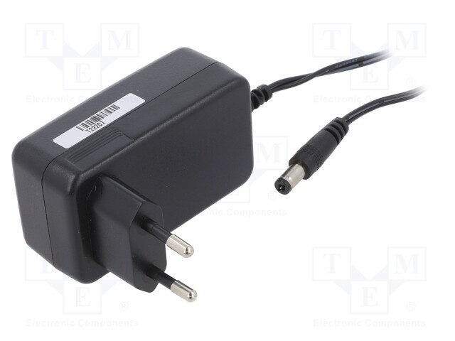 Power supply: switched-mode; constant voltage; 12VDC; 1.5A; 18W