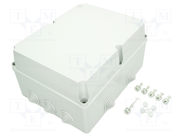 Enclosure: junction box; X: 251mm; Y: 323mm; Z: 170mm; wall mount