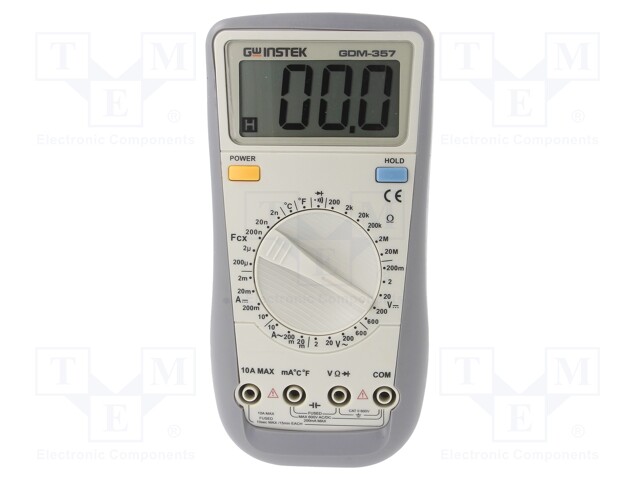 Digital multimeter; LCD 3,5 digit; VDC: 200m/2/20/200/600V