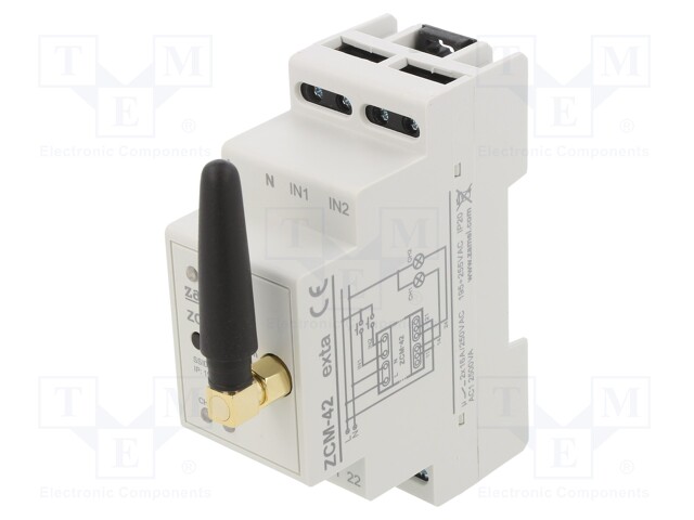 Programmable time switch; Range: 1 year; SPDT x2; 230VAC; DIN