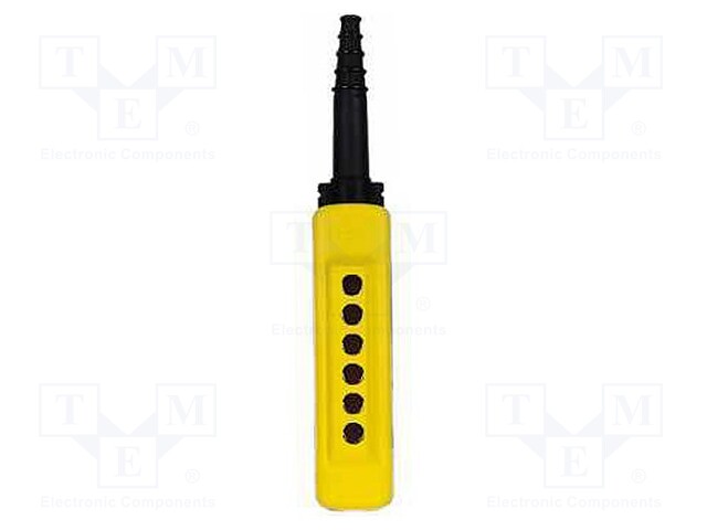 Enclosure: for remote controller; X: 80mm; Y: 310mm; Z: 70mm; yellow