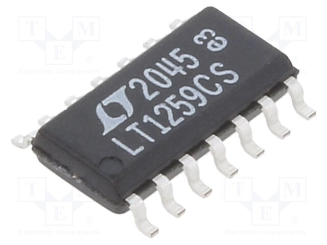 Operational amplifier; 130MHz; Channels: 2; SO14; 4÷30/±2÷15VDC