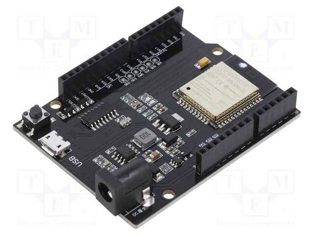 Controller; evaluation board; ESP32; 5÷12VDC; Bluetooth 4.2,WiFi