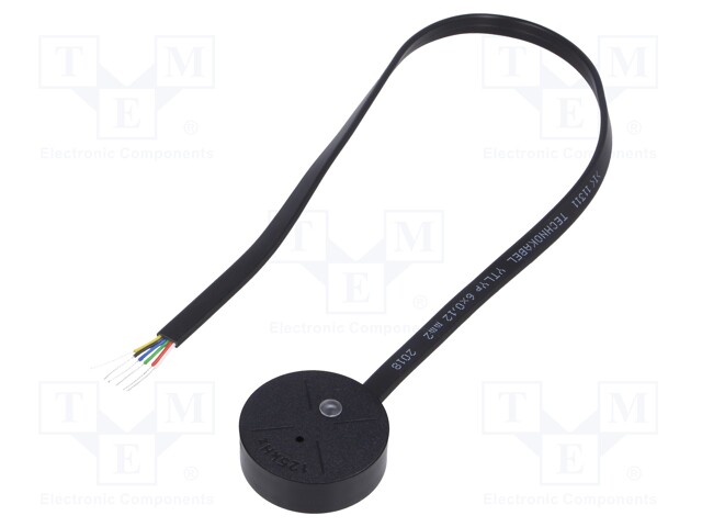 RFID reader; built-in buzzer; 36.2x11.2mm; 1-wire; 12V; f: 125kHz